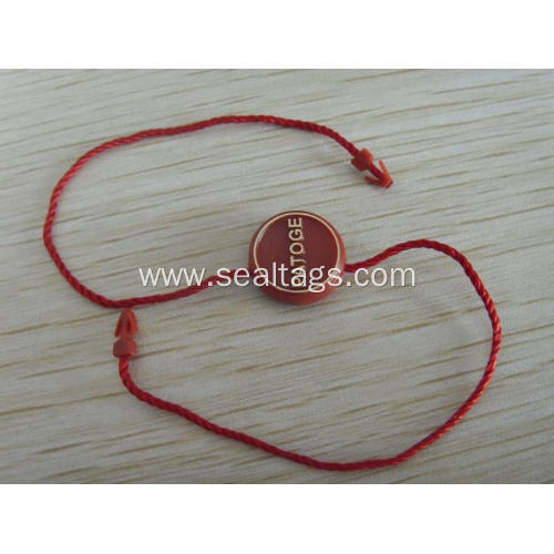Nylon string tag for clothing
